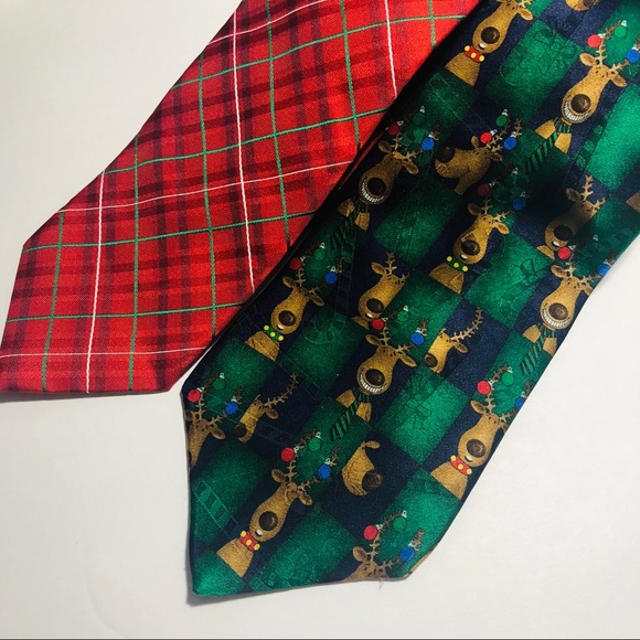 Lot of 2 Christmas neck ties - Picture 7 of 7